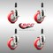 Service Caster 4 Inch 316SS Red Poly Swivel 3/4 Inch Expanding Stem Caster Set Brake SCC SCC-SS316EX20S414-PPUB-RED-TLB-34-4 - alternate 5